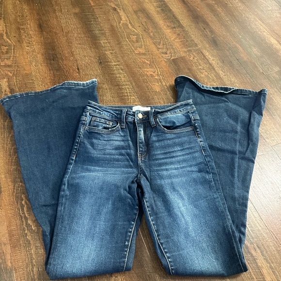 Dark Blue Women's Jeans - Picture 2 of 4